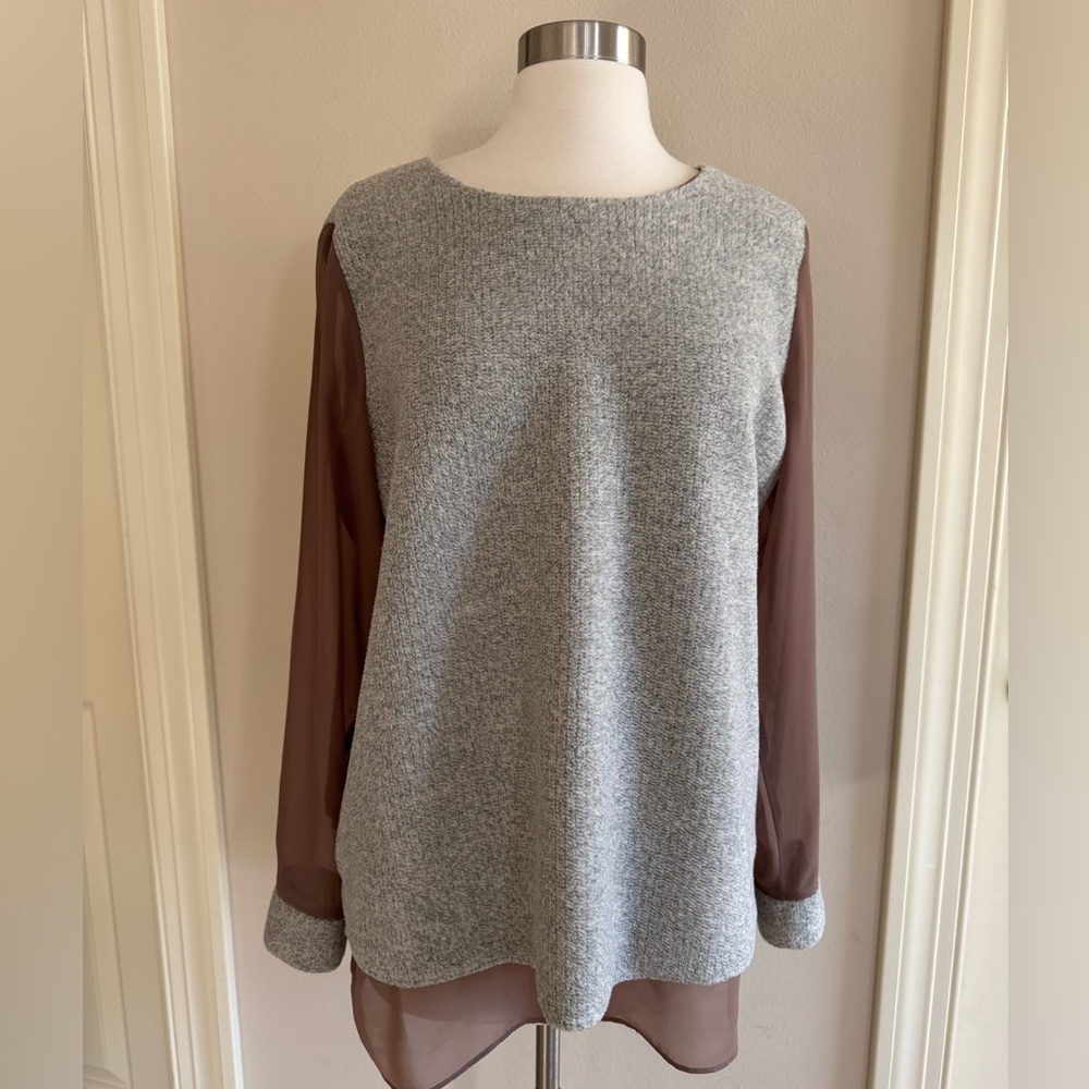 ASOS Cream and Tan Blouse
